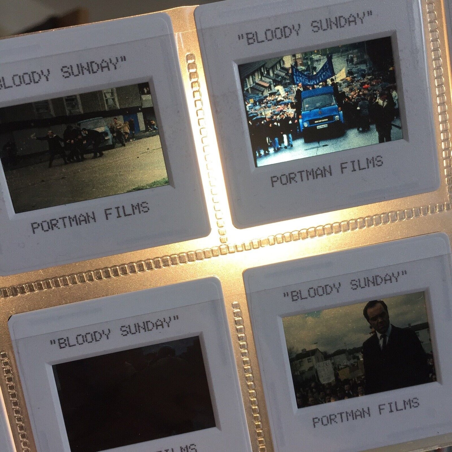 Bloody Sunday - Portman Films - Rare Set of 7 Still Slides / Promotional Photos