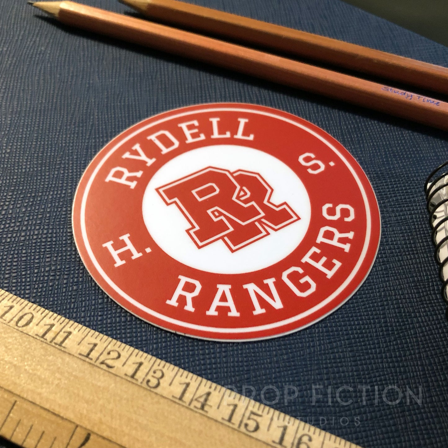 Grease - Prop 'Rydell Rangers' Case Fan Sticker / Set Dressing Cosplay Decal