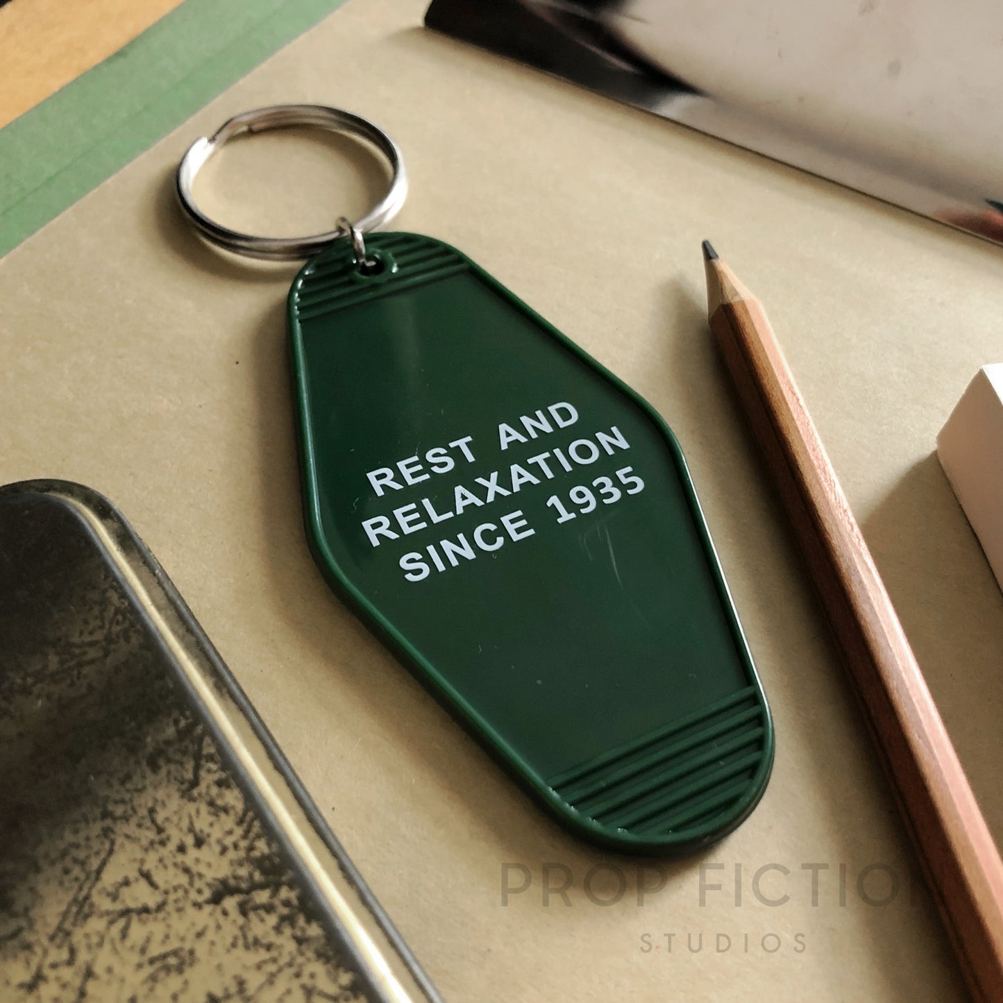 Friday the 13th - Prop ‘Camp Crystal Lake’ Cabin Fob / Cosplay Room Keyring Tag