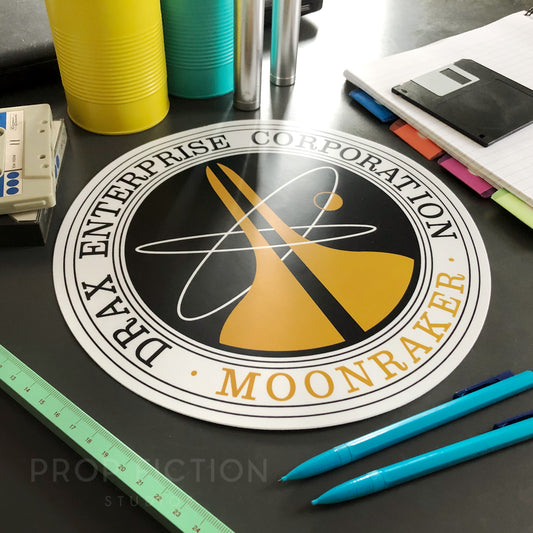 Cosplay Display: Moonraker - Large Prop 'Drax' Sticker / Set Dressing Decal