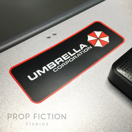 Resident Evil - Prop Umbrella Corporation Case Sticker / Set Equipment Decal