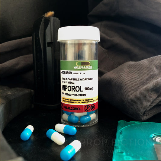 Elysium - Prop Max DeCosta's 'Miporol' Pills / Armadyne Prescription Container