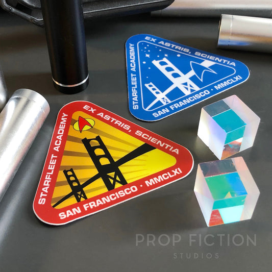 Cosplay ST Props - Pair of Starfleet Academy Case Stickers / Cosplay Set Decals