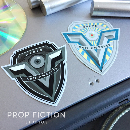 Demolition Man - Prop SAPD Car Equipment Stickers / Case Set Dressing Decals