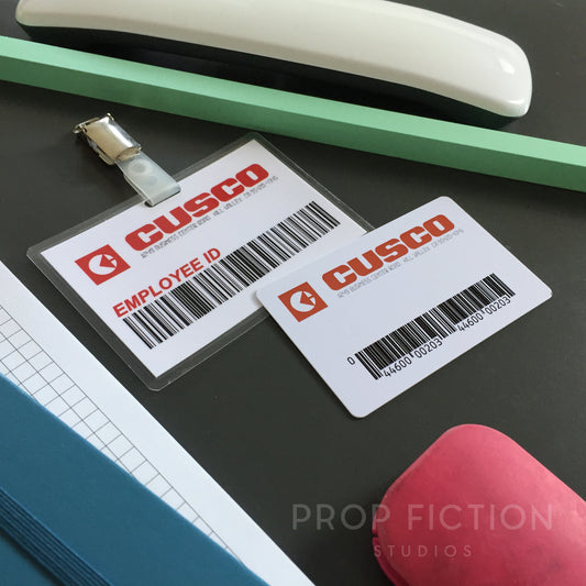 Back to the Future II - BTTF Prop Cusco Access Card & Clip-on Employee ID Badge