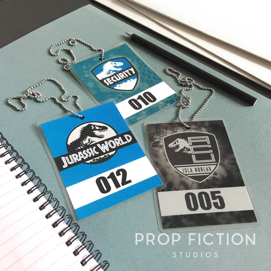 JPU / JW - Prop Tour Vehicle Tag Badge / ACU Security Access Cosplay Card Tags