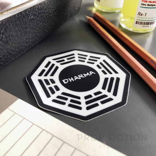 Lost - Prop ‘DHARMA' Case Display Sticker / Cosplay Equipment Set Dressing Decal