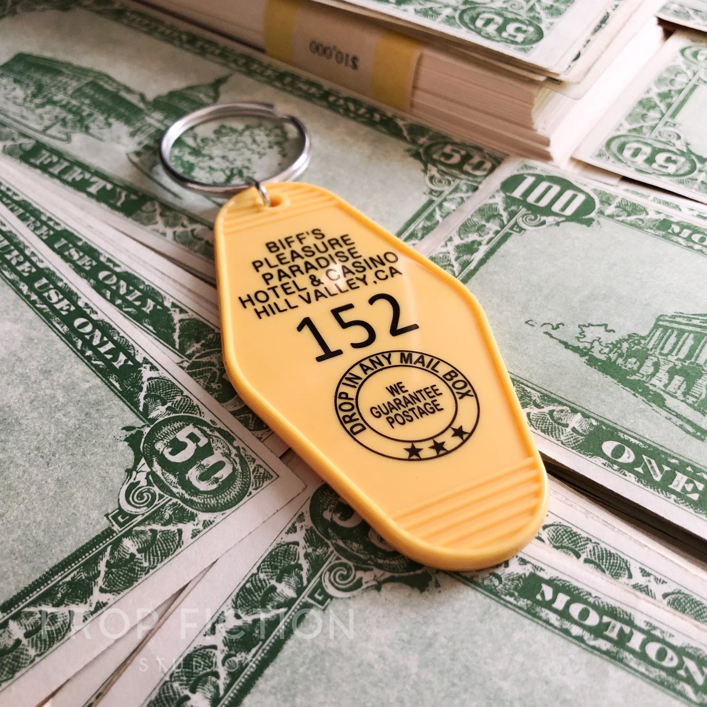 Back to the Future II - Prop ‘Biff’s Pleasure Paradise' Hotel Cosplay Keyring