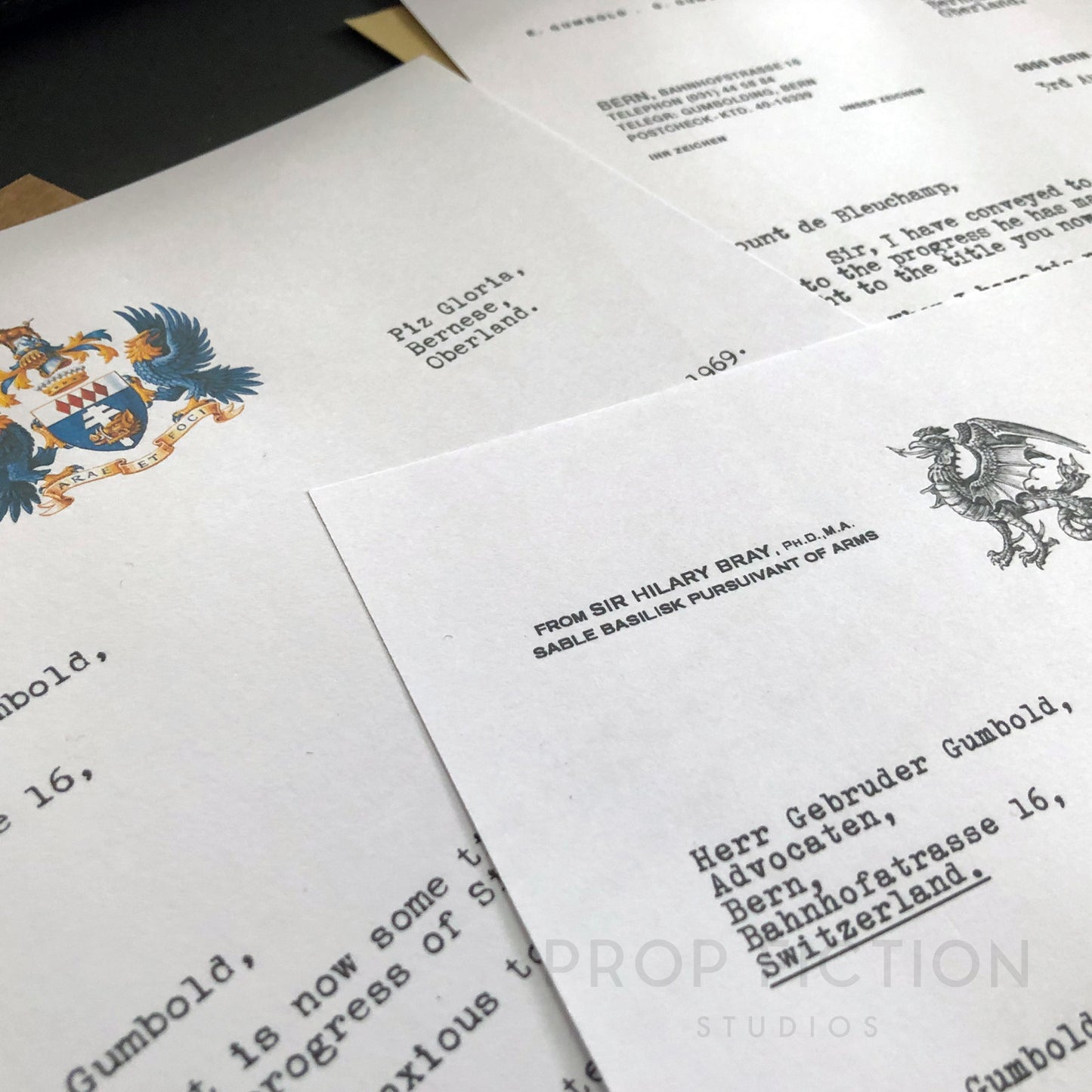 James Bond 007: On Her Majesty’s Secret Service / OHMSS - Correspondence Letters