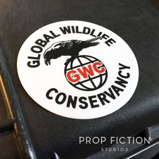 The Expendables - Prop GWC Global Wildlife Conservancy 4” Window Static Cling