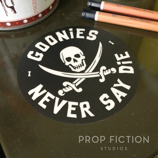The Goonies - Retro Prop 'Goonies Never Say Die’ Sticker / Pirate Set Decal