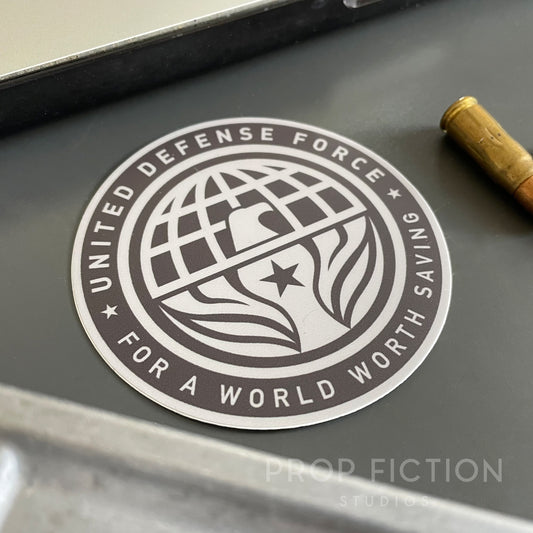 Edge of Tomorrow - Prop UDF: United Defense Force Case Sticker / Equipment Decal