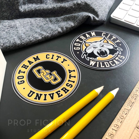 TBU / TDK - Prop Gotham City Case Stickers / Set Dressing Decals