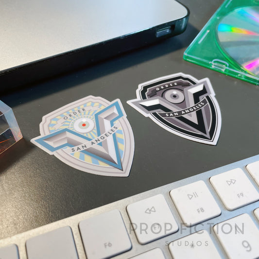 Demolition Man - Prop SAPD Small Equipment Stickers / Police Case Set Dressing Decals