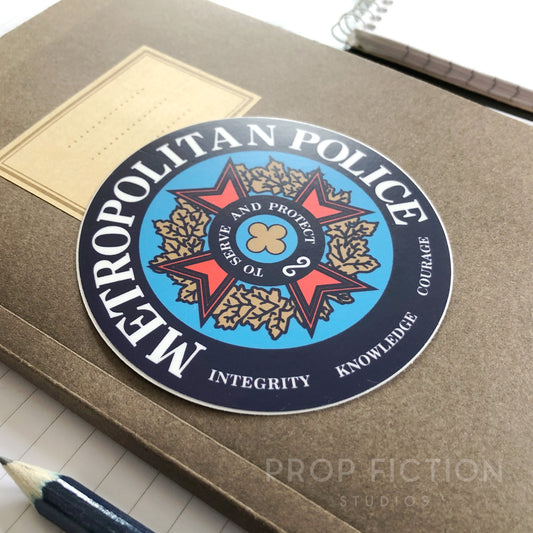 PoIice Academy - Prop Cosplay Equipment Case Sticker / Academy Emblem Set Decal