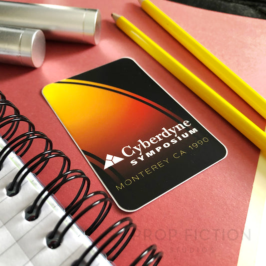 Terminator 2 - Prop 'Cyberdyne Symposium' Laptop Sticker / Equipment Case Decal