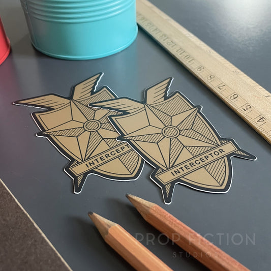 Mad Max - Prop MPF Vehicle Stickers / Small MFP  ‘Interceptor' Display Decals