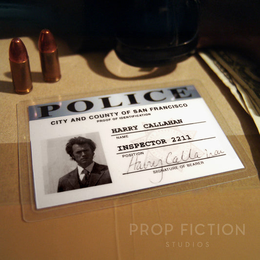 Dirty Harry - Harry Callahan Display Prop / Cosplay Police Detective Wallet ID Card