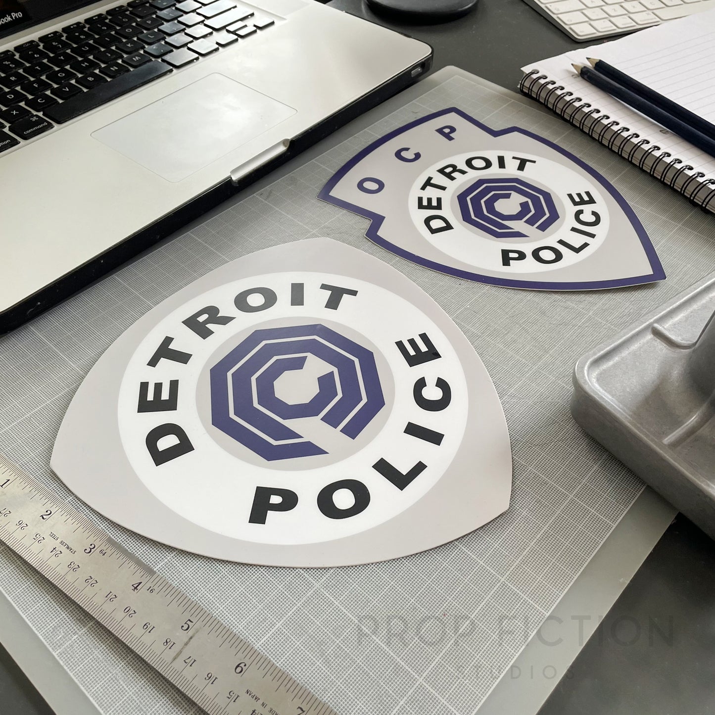 RoboCop Cosplay Display - Large Prop OCP Equipment Stickers / Case Set Dressing Decals