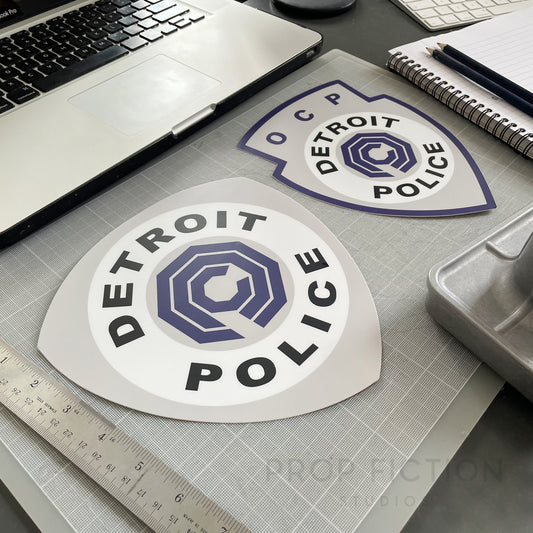RoboCop Cosplay Display - Large Prop OCP Equipment Stickers / Case Set Dressing Decals