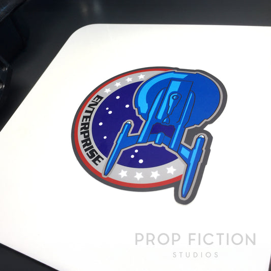 ST: Enterprise Cosplay - Prop Starfleet Ship Case Sticker / Starship Equipment Set Decal