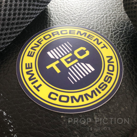 Timecop - Prop 'Time Enforcement Commission' Case Sticker / TEC Equipment Decal