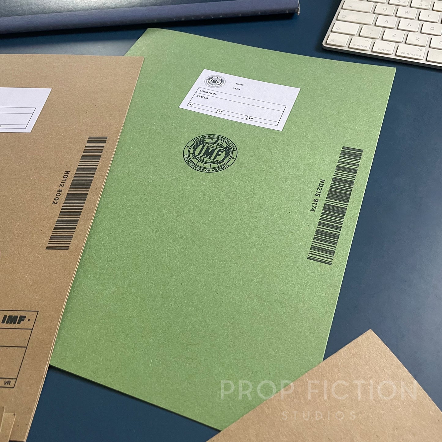 Movie Prop Top Secret IMF Files / 4 x Cosplay Impossible Mission Force Spy Folder Set
