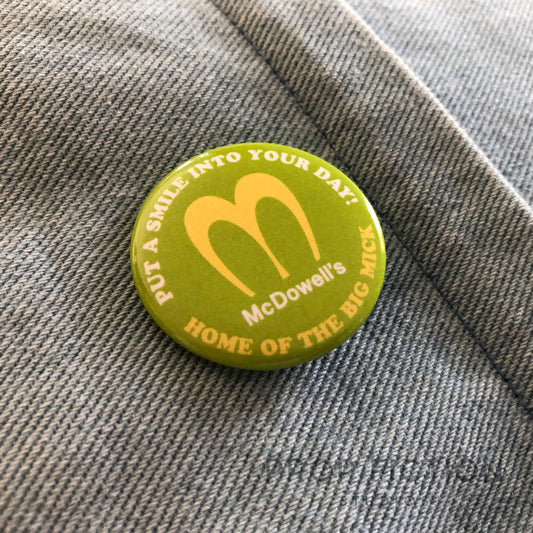 Coming to America: Prop McDowell’s Restaurant Promo Cosplay 1.5” Button Badge