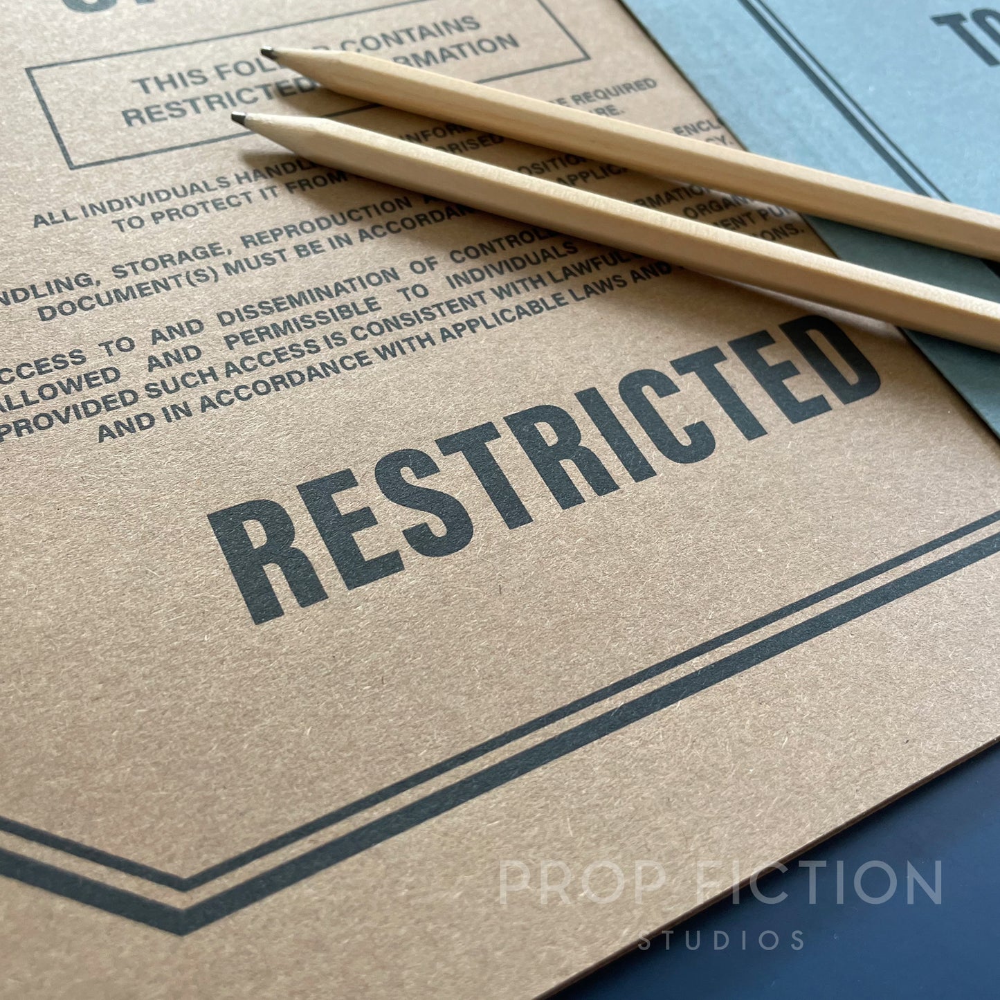 Movie Prop Top Secret Agent Intelligence Files / 4 x Cosplay SIS Spy Folder Set
