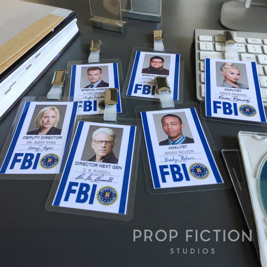 CSI: Cyber: Season 2 - Crime Investigation Display Props / Cosplay ID Card Set