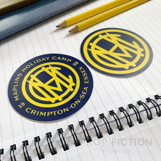 Cosplay Pair of Prop ‘Maplins Holiday Camp’ Luggage Stickers / Set Decals