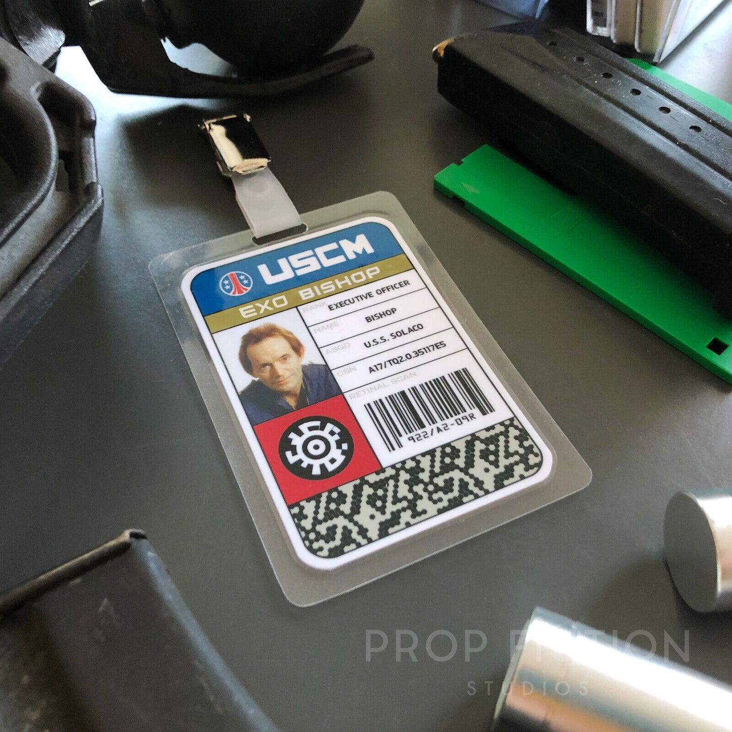 Colonial Marine Cosplay Costume IDs: Prop USS Sulaco Ship Crew Access IDs / Clip-on Cosplay Security Cards