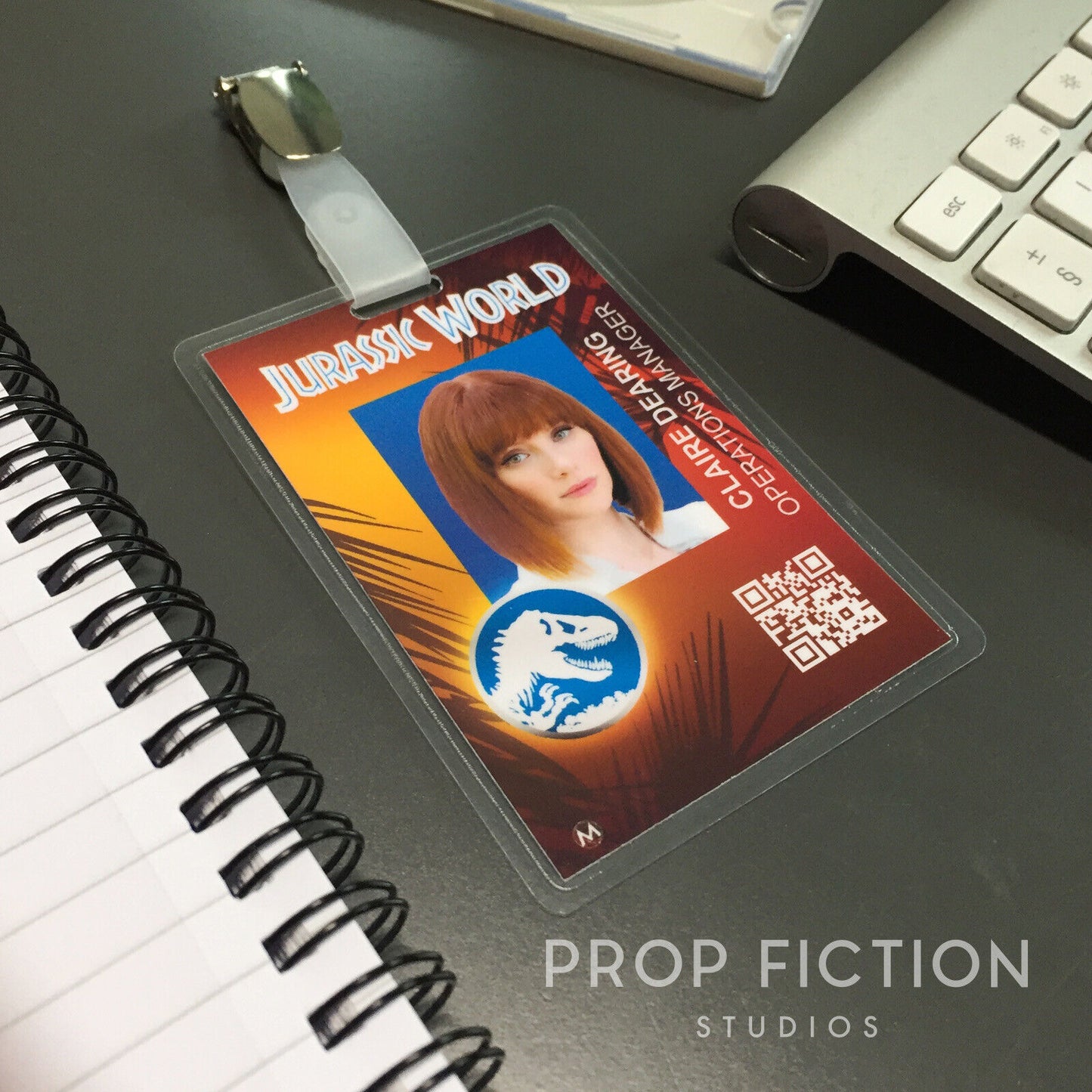 JPU / JW - Prop Masrani / InGen Pass Clip-on Prop / Cosplay ID Cards