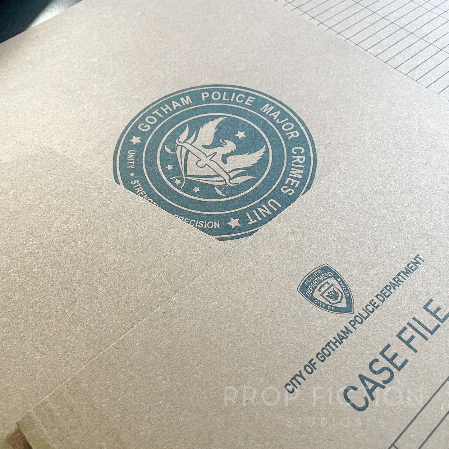 Cosplay Movie Prop GCPD Case Files / 4 x Cosplay Crime Police Investigation Folder Set