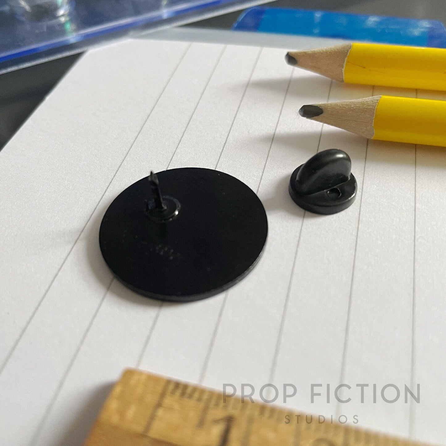 Costume Cosplay Badge: Radioactive Symbol / Popular Culture Nuclear Lapel Pin