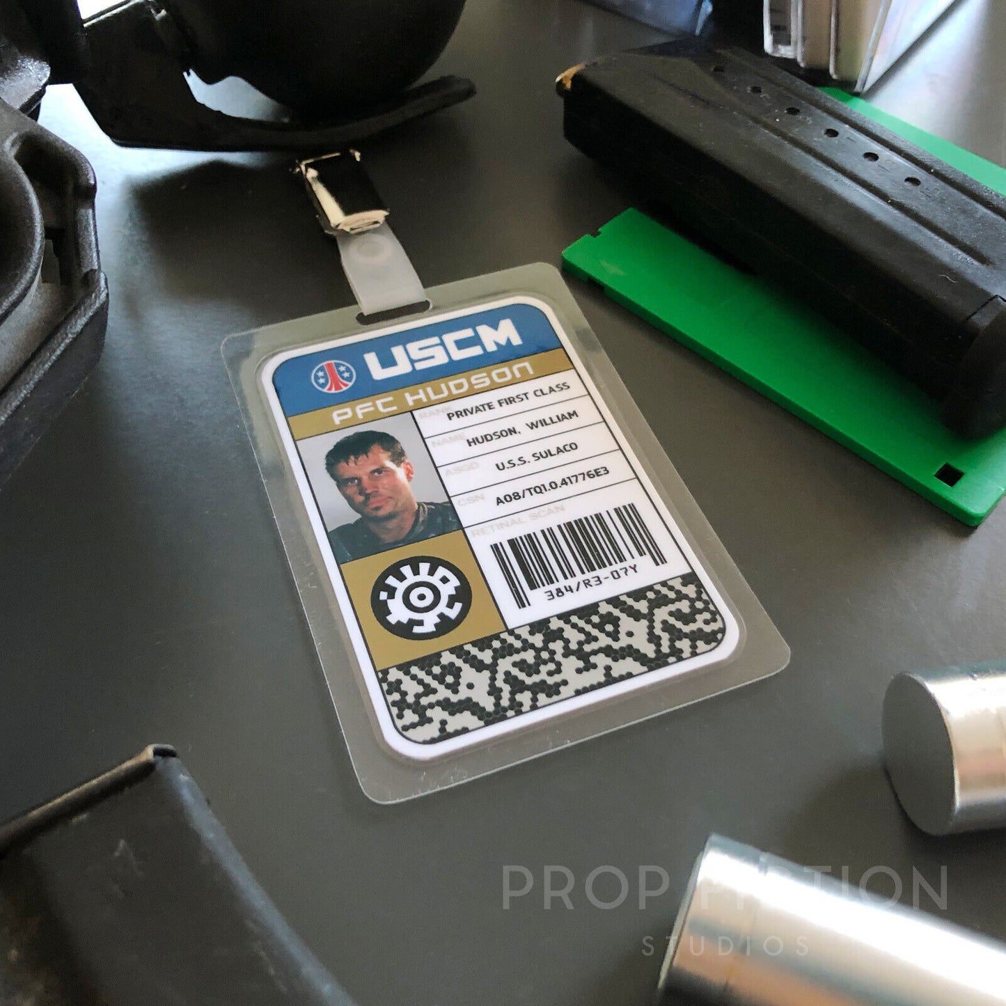 Colonial Marine Cosplay Costume IDs: Prop USS Sulaco Ship Crew Access IDs / Clip-on Cosplay Security Cards