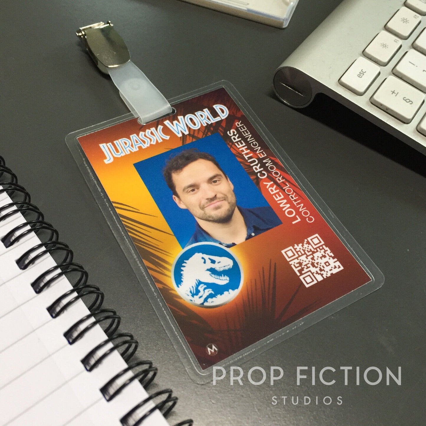 JPU / JW - Prop Masrani / InGen Pass Clip-on Prop / Cosplay ID Cards