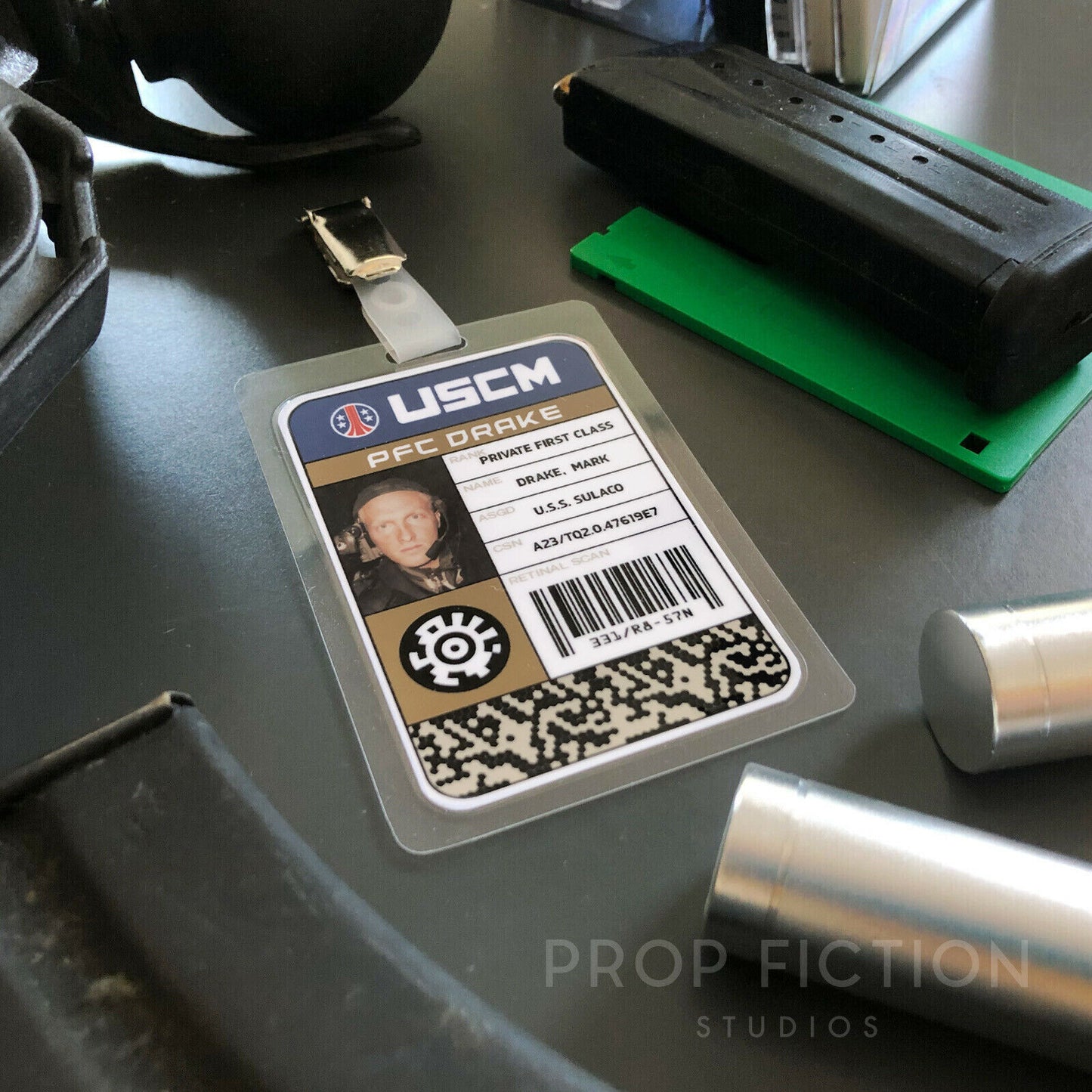 Colonial Marine Cosplay Costume IDs: Prop USS Sulaco Ship Crew Access IDs / Clip-on Cosplay Security Cards