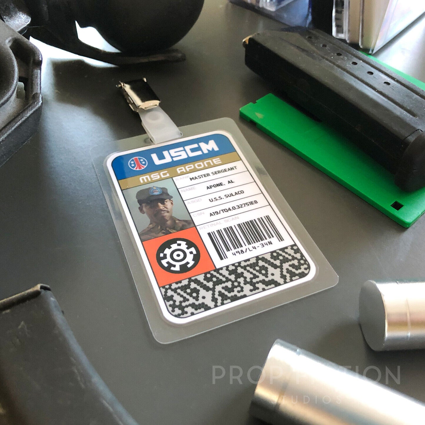 Colonial Marine Cosplay Costume IDs: Prop USS Sulaco Ship Crew Access IDs / Clip-on Cosplay Security Cards