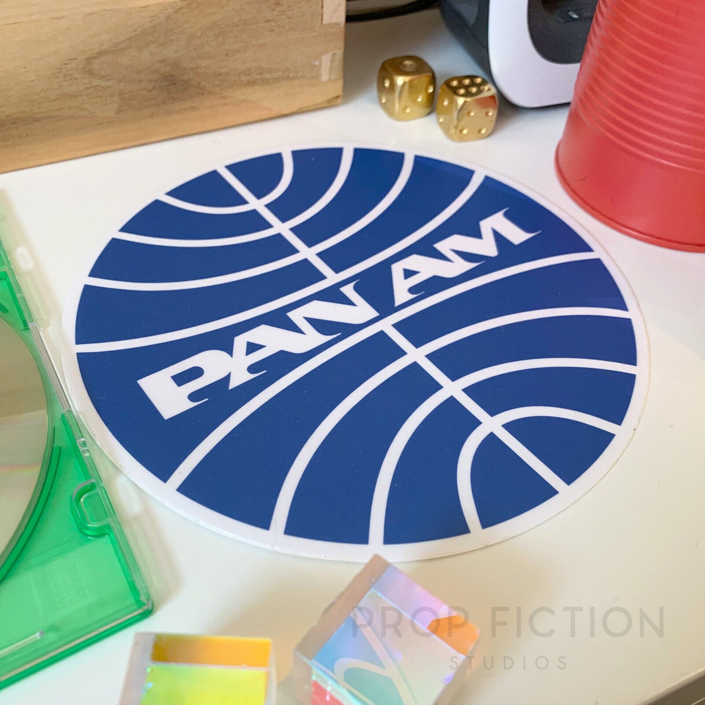 2001: A Space Odyssey - Large 15cm Pan Am / Space Clipper Sticker / Equipment Decal