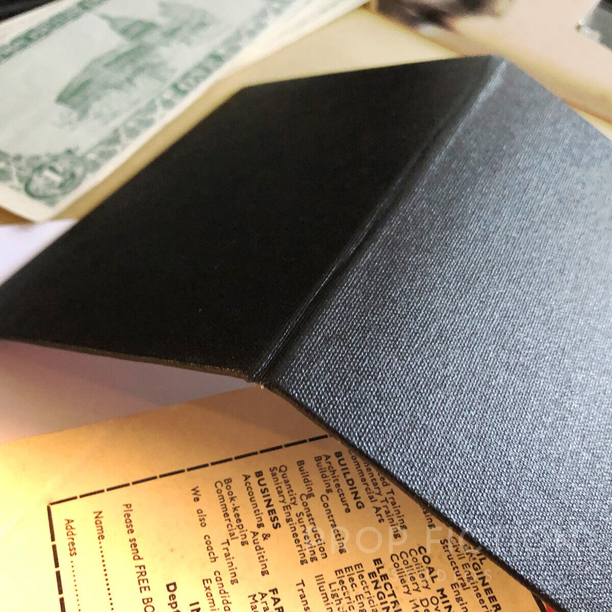 Shutter Island: Vintage Prop Deputy Marshal Folio ID / 1940s Cosplay Warrant