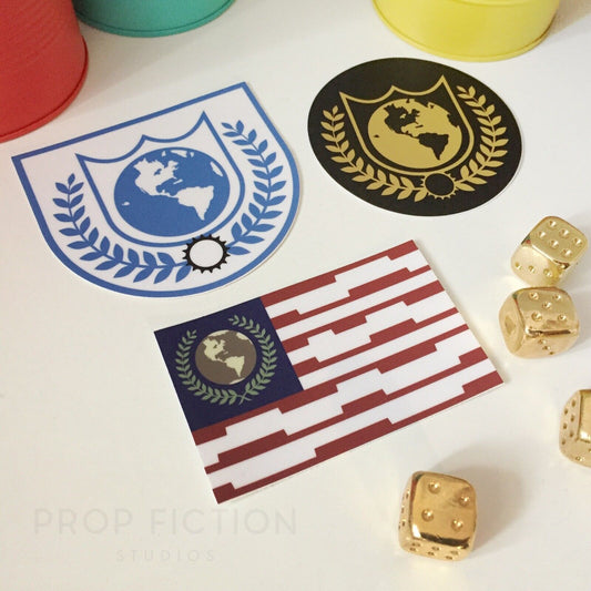 Buck Rogers in the 25th Century - Prop Case Stickers / Set Dressing Decals