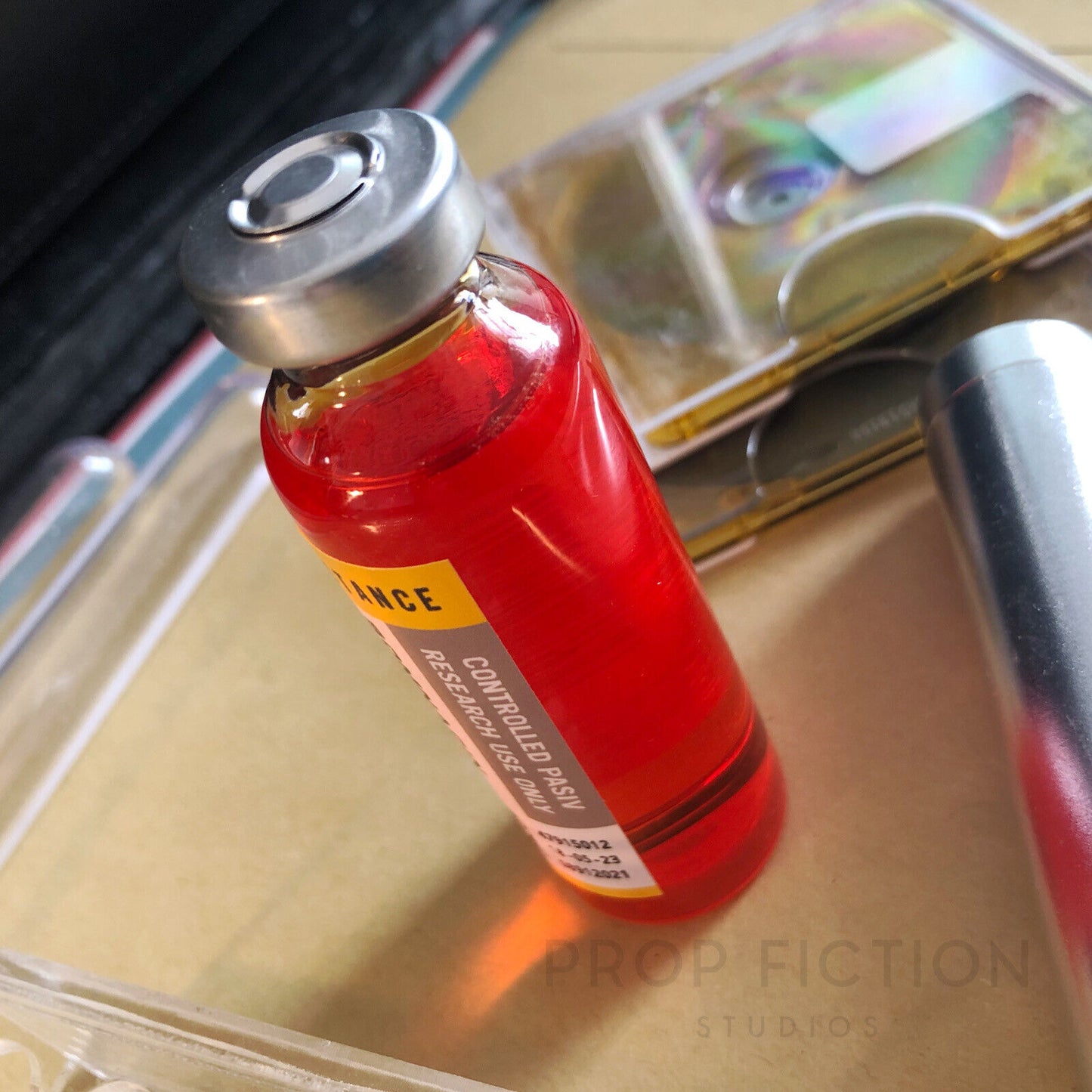 Inception - Prop 'Somnacin' PASIV Medical Phial / Sealed Glass 30ml Cosplay Vial