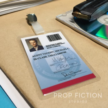 Alias - Prop Special Agent Security Access IDs / Cosplay Clip-on Central Intelligence Card Badges