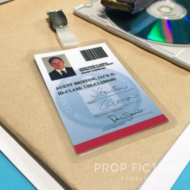 Alias - Prop Special Agent Security Access IDs / Cosplay Clip-on Central Intelligence Card Badges