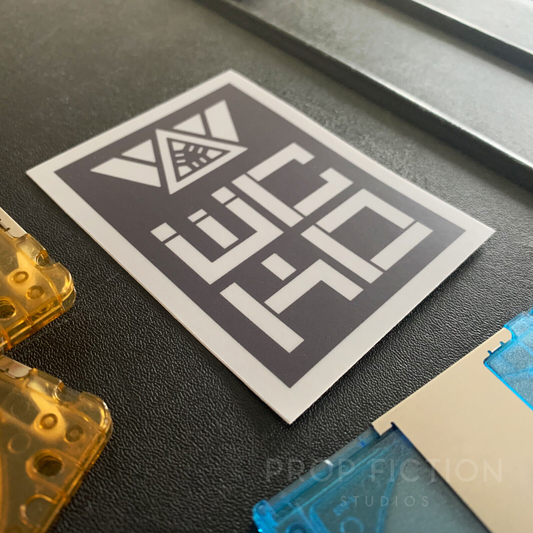 The Maze Runner - Prop WCKD Equipment Case Sticker / WCKD Set Dressing Decal