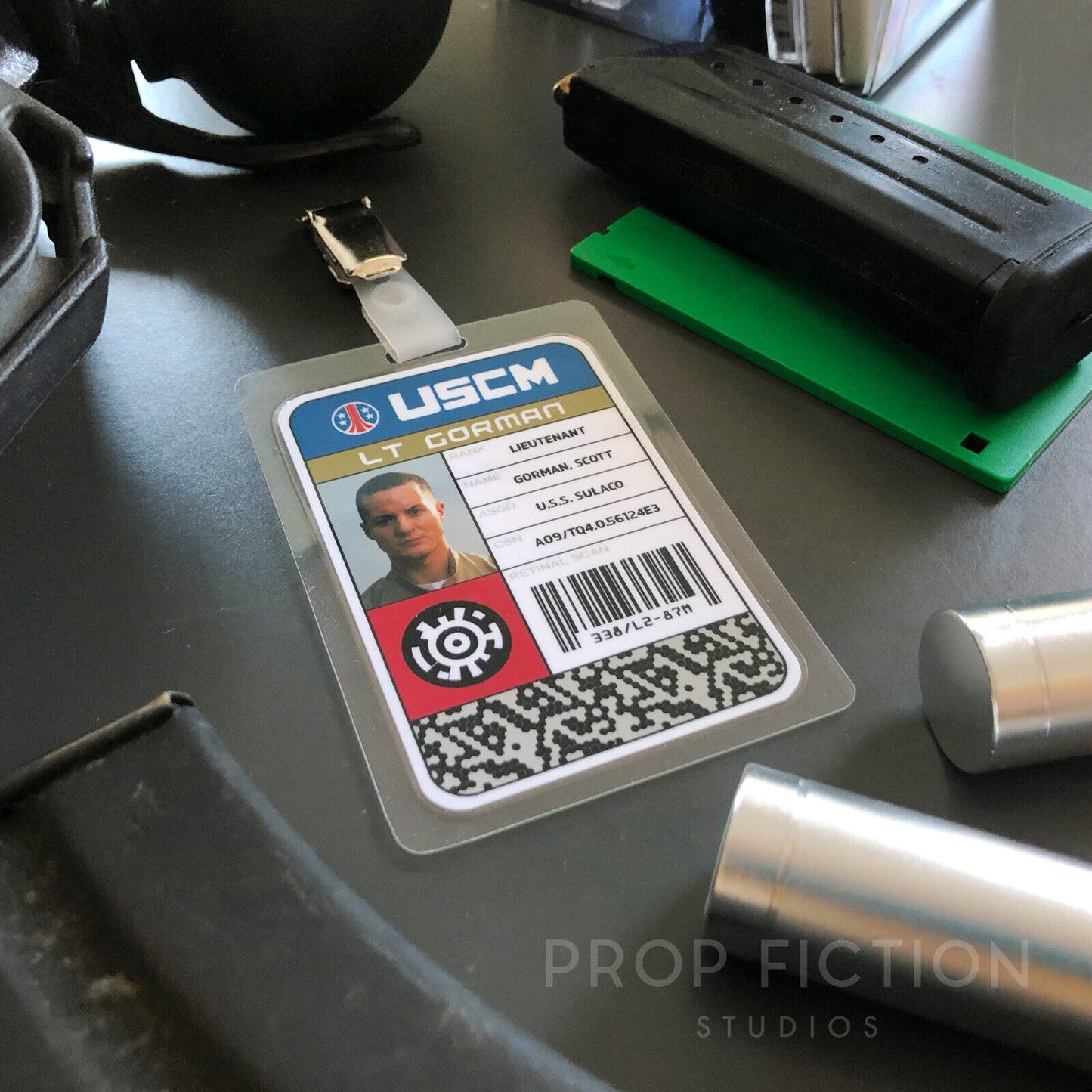 Colonial Marine Cosplay Costume IDs: Prop USS Sulaco Ship Crew Access IDs / Clip-on Cosplay Security Cards