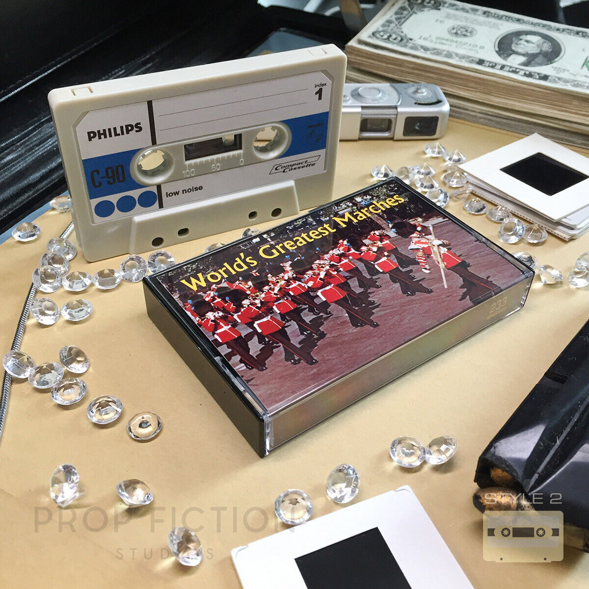 Cosplay Display Prop: DAF - Prop Satellite Control C90 Cassette Display Tape