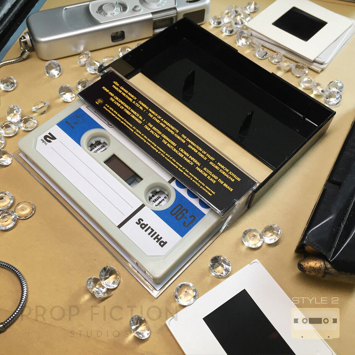 Cosplay Display Prop: DAF - Prop Satellite Control C90 Cassette Display Tape