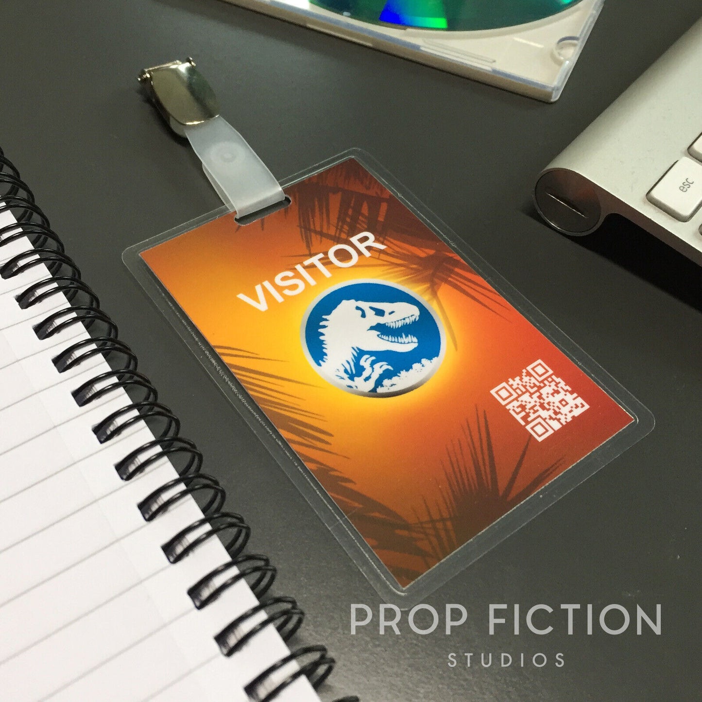 JPU / JW - Prop Masrani / InGen Pass Clip-on Prop / Cosplay ID Cards